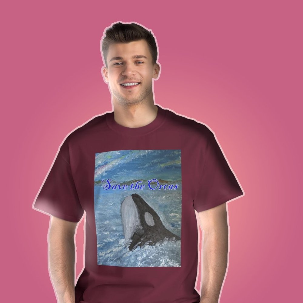 Beefy-T®  Short-Sleeve T-Shirt || Save the Orca T-shirt